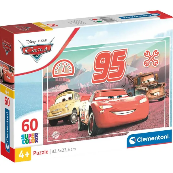 Závodníci Super Color 60 dílná skládačka - Clementoni obrázek 1