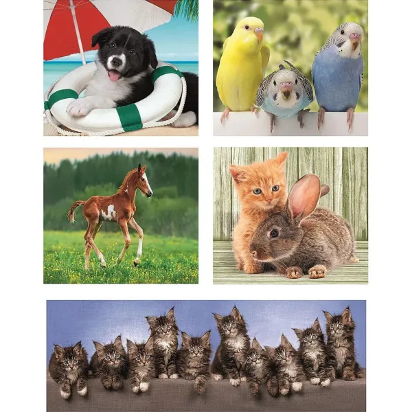 Zvířecí přátelé 10v1 super color puzzle - Clementoni obrázek 2