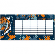 Řev tygra — oboustranný rozvrh hodin