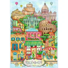 Řím o půlnoci 1000dílné prémiové puzzle plus kvalita – Trefl obrázek 2
