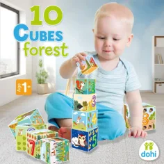 10 Cube hra se skládacími kostkami - Les obrázek 2