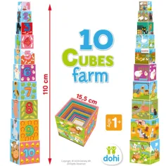 10 Cube hra se skládacími kostkami - Farma obrázek 3