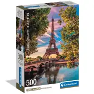 500 HQC kompaktní puzzle podél Seiny - Clementoni