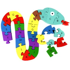 ABC - 123 hadovitý strom vzdělávací puzzle obrázek 3