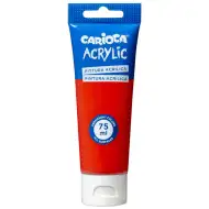 Acrylic 75ml akrylová barva červená - Carioca