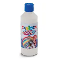 Akrylová barva 250 ml bílá - Carioca
