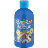 Akrylová barva 250 ml, modrá - Carioca