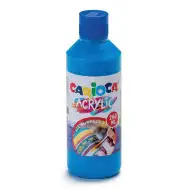 Akrylová barva 250 ml v modré barvě - Carioca