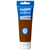 Akrylová barva 75 ml hnědá - Carioca
