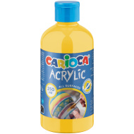 Akrylová barva citronově žlutá 250 ml - Carioca
