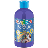 Akrylová barva v lila odstínu 250 ml - Carioca