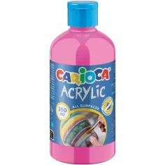 Akrylová růžová barva 250 ml - Carioca