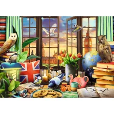 Anglické odpoledne 1000dílné Premium plus quality puzzle - Trefl obrázek 2