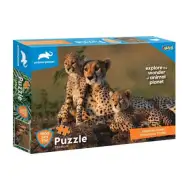 Animal Planet: Rodina gepardů puzzle 1000 kusů