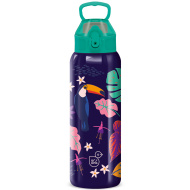 Ars Una: 3D tukanová dvoustěnná kovová láhev 700 ml