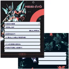 Ars Una: A.R.M.S. robotická sada 10 pozvánek s obálkami
