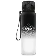 Ars Una: Černobílá BPA-free láhev s barevným přechodem 600 ml