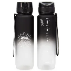 Ars Una: Černobílá BPA-free motivační láhev 1000ml obrázek 2