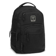 Ars Una: Cordura Black AU-5 černá školní taška, batoh 33x49x23cm
