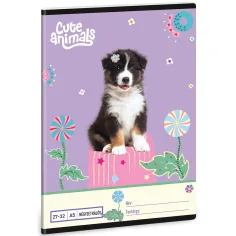 Ars Una: Cute Animals - Aussie čtverečkovaný sešit A/5 27-32