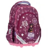 Ars Una: Cute Animals - Školní anatomický batoh s motivem štěněte jezevčíka, 33x42x21cm