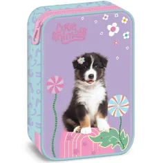 Ars Una: Cute animals Aussie vícepatrový penál s motivem australského psa 15,5x22,5x4,5 cm