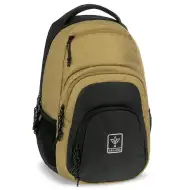 Ars Una: Dune hnědo-černý AU-2 školní taška, batoh 32x46x22cm