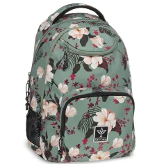 Ars Una: Flowery Green školní batoh AU-6 34x45x26 cm