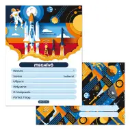 Ars Una: Gravity kosmická loď 10ks sada pozvánek s obálkami