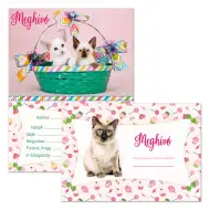 Ars Una: Kočičí pozvánka na párty s obálkou, 10 ks