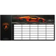 Ars Una: Lamborghini Aventador jednostranný, oboustranný rozvrh hodin