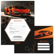 Ars Una: Lamborghini pozvánka s obálkou