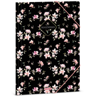 Ars Una: Magnolia květinová složka se stahovací gumou, formát A4