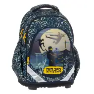 Ars Una: Ninjas in the dark anatomický školní batoh, 33x43x22 cm
