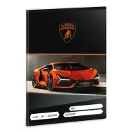 Ars Una: Oranžový Lamborghini A/5 linkovaný sešit pro 1. třídu 14-32