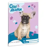 Ars Una: Roztomilá zvířata - Francouzský buldoček čtverečkovaný sešit A/5 27-32