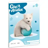 Ars Una: Roztomilá zvířátka - Sešit s hladkými listy A/5 s motivem ledního medvěda