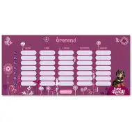 Ars Una: Roztomilá zvířátka - Štěně jezevčíka oboustranný rozvrh hodin