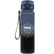 Ars Una: Stormy Night matná láhev s modro-černým přechodem, bez BPA, 600 ml