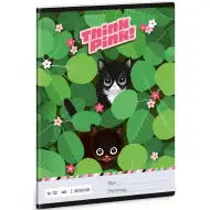 Ars Una: Think Pink kočičí linkovaný sešit pro 2. třídu A/5 16-32