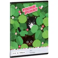 Ars Una: Think Pink linkovaný sešit s kočkou A/5 21-32