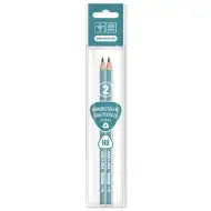 Ars Una: Trojúhelníková pruhovaná tužka HB balení 2 kusy