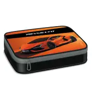 Ars Una: Víceúrovňový penál s motivem Lamborghini 15,5x22,5x4,5 cm