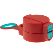 Ars Una: Víčko láhve s bezpečnostním zámkem v červené barvě