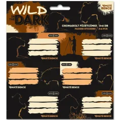 Ars Una: Wild in the dark – balení štítků na sešity s lvem 3×6 ks