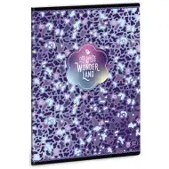 Ars Una: Wonderland Ghost Blue čtverečkovaný sešit A5 40 listů