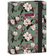 Ars Una: Zelený květinový box na sešity A/5