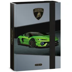 Ars Una: Zelený sešitový box Lamborghini s gumou A5