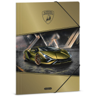 Ars Una: žlutý Lamborghini pořadač s gumičkou, formát A4