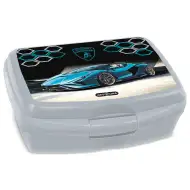 ArsUna: Lamborghini šedá svačinová krabička 16,5x6x13,5cm